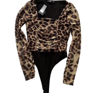 Cute and Sexy NastyGal bodysuit size 6